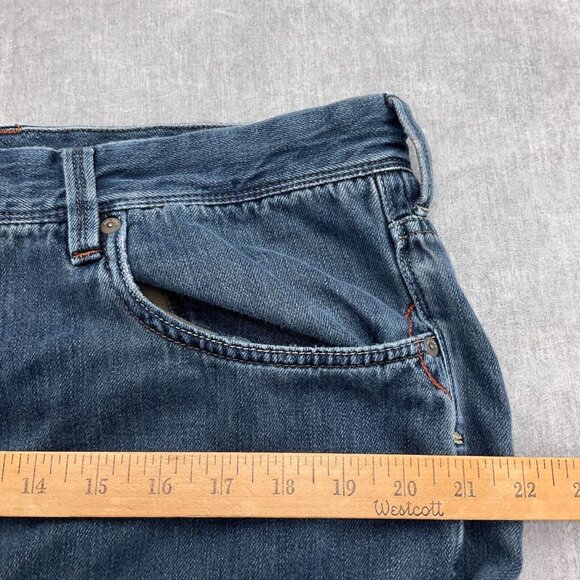 Tommy Bahama Jeans Men 38/30 Blue Stretch Bootcut Leg Cotton‎ Tencel Comfort - Picture 7 of 13